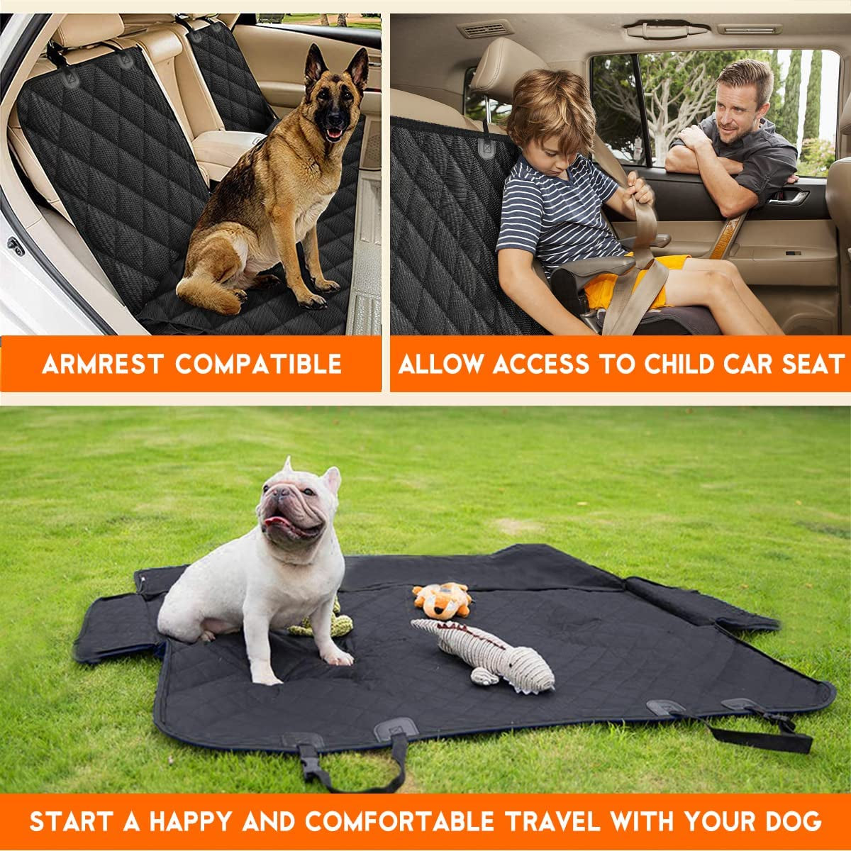 Dog Car Seat Cover, Back Seat Cover for Dogs Pet Car Seat Protector make it sound engaging to customers